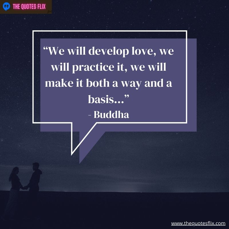 buddha quotes on love - develop love practice it