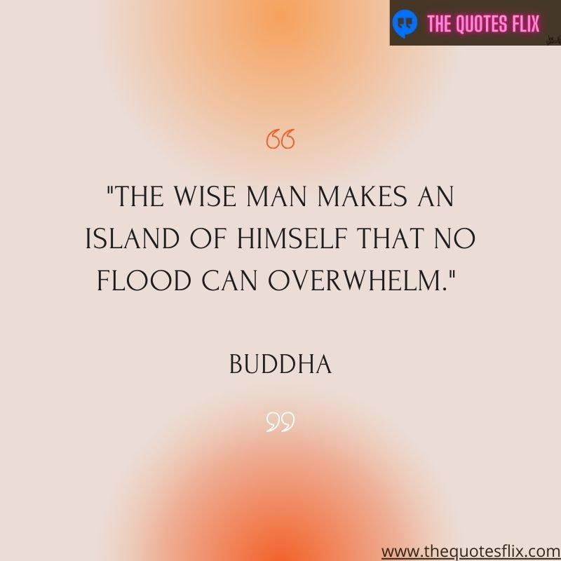 buddha quotes on self love – wise man island flood overwhelm