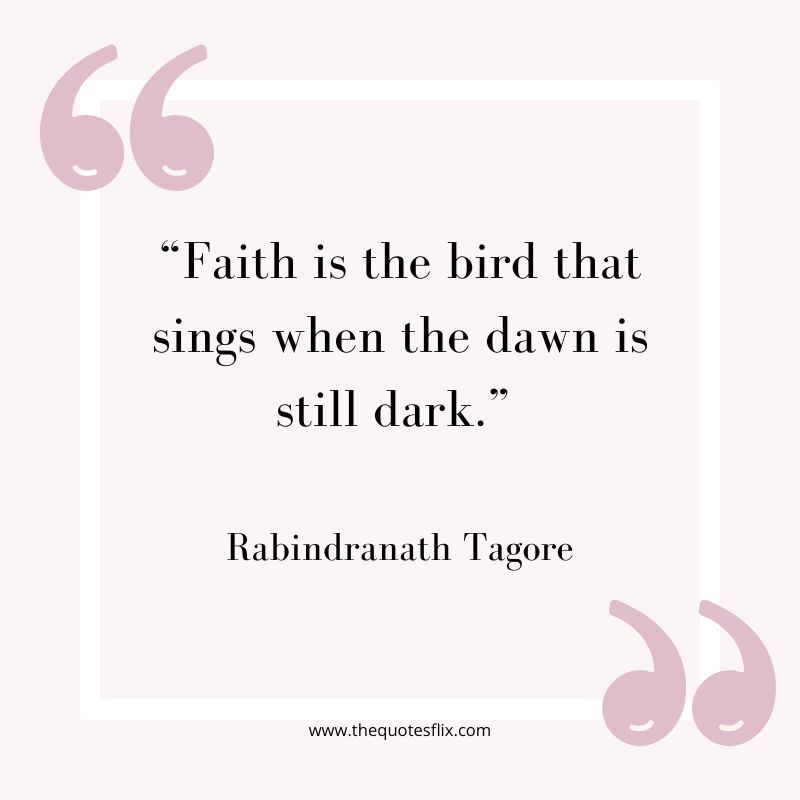 cancer inspirational quotes – faith bird sings dark