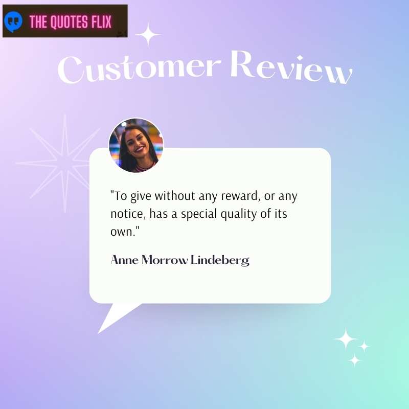 customer service motivational quotes - give without any reward