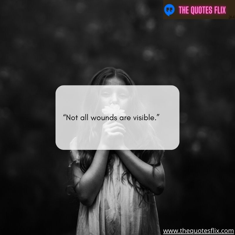 funny quotes on anxiety – not all wounds are visible