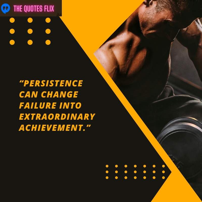 inspirational athlete quotes - persistence can change failure to achievement
