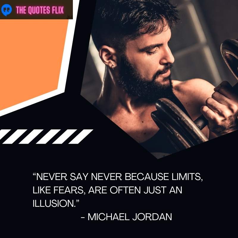 inspirational quotes for athletes - never say never