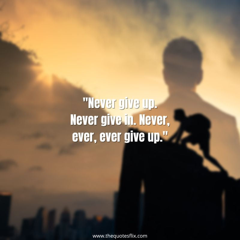 motivational cancer quotes – never give up