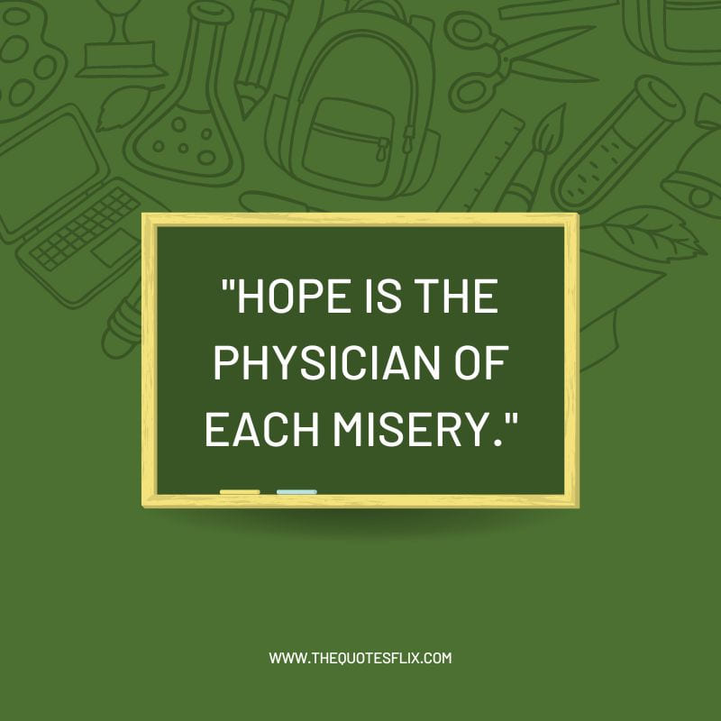 inspirational quotes for cancer – hope physician misery