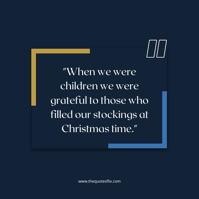Christmas religious quotes – children grateful christmas time