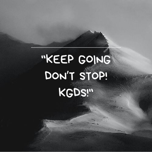 motivational cancer quotes – keep going don't stop kids