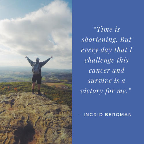 Motivational-Quotes-to-stay-strong-through-cancer-Time-is-shortening.-But-every-day-that-I-challenge-this-cancer-and-survive-is-a-victory-for-me.”-–-Ingrid-Bergman