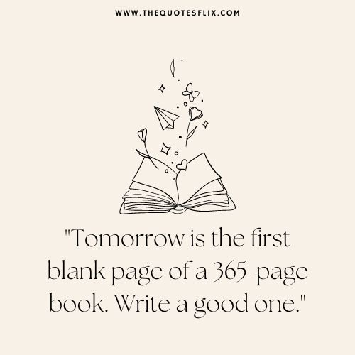 funny quotes for happy new year – tomorrow blank page book good