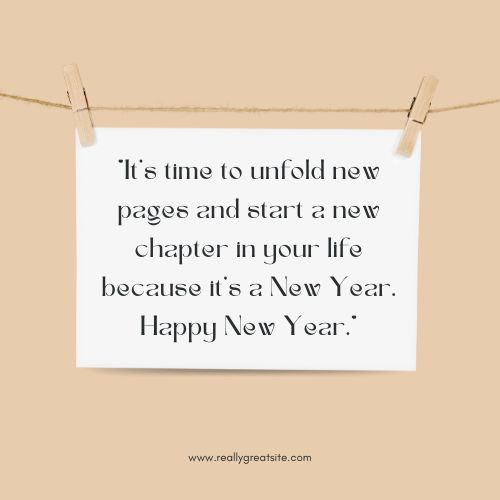 happy new year 2023 postive quotes – time pages start chapter happy