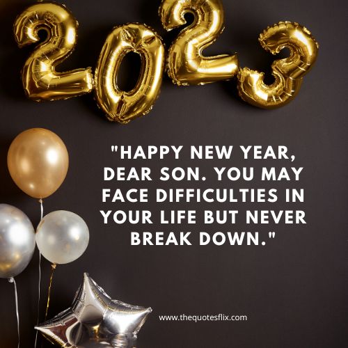 happy new year family wishes – new year son face life break down
