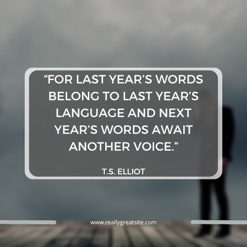 happy new year quotes – last words language voice
