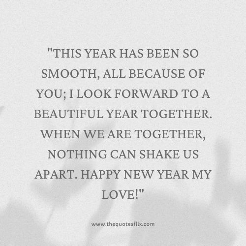 happy new year wishes – smooth beautiful together shake love