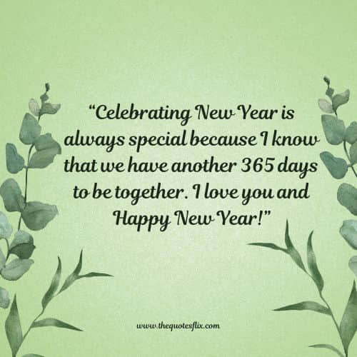 new year quotes about love – celebrating special love happy year