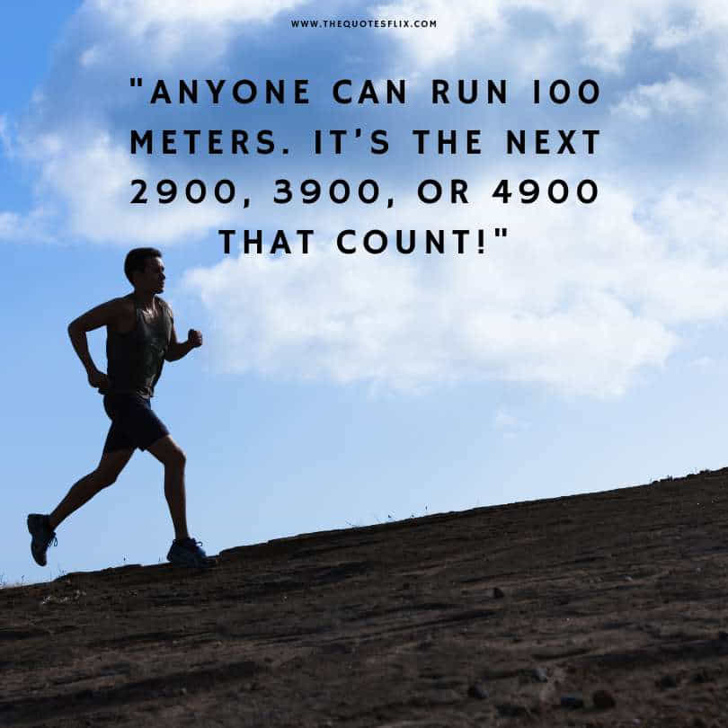 cross country running quotes - run meters next count