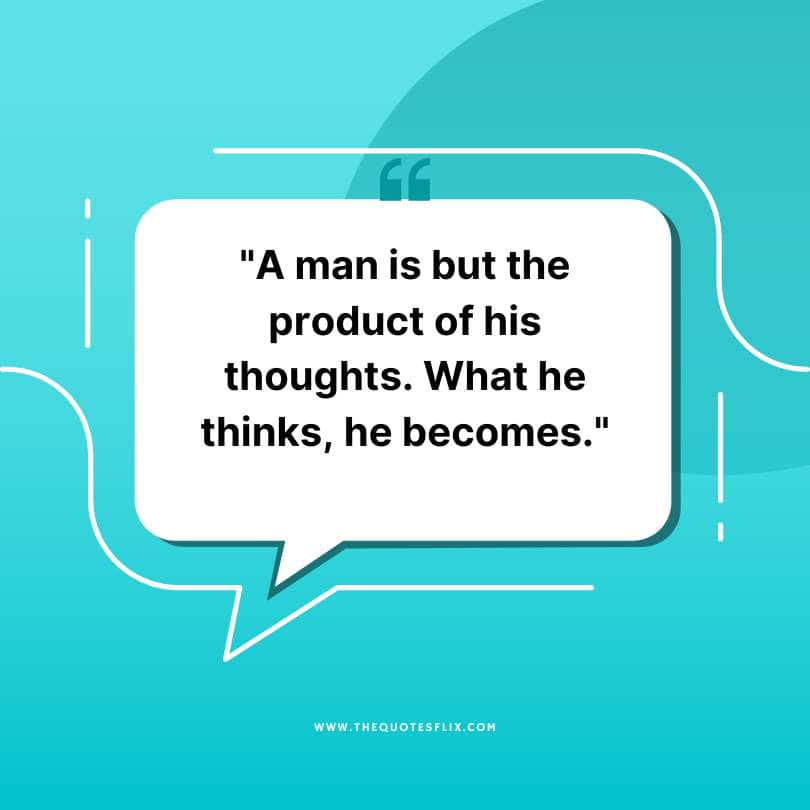 quotes by mahatma gandhi - man product thoughts he becomes