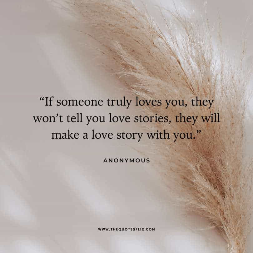 romantic deep love quotes for her - truly loves you make love story with you