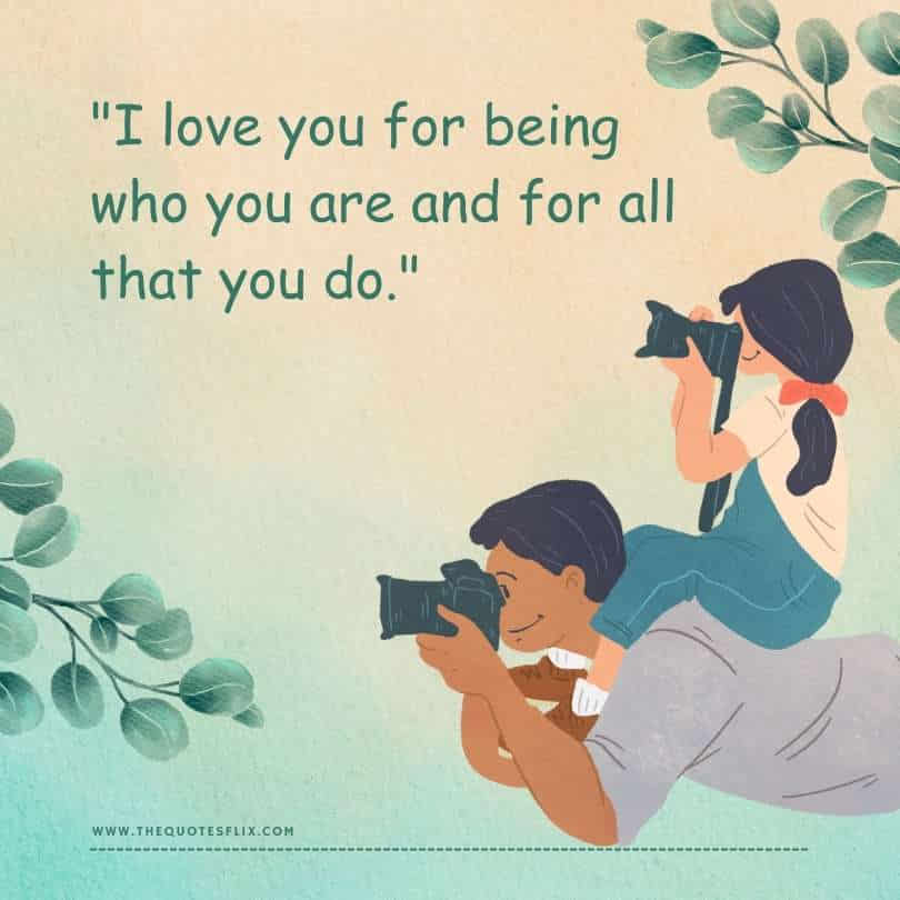 fathers day quotes for husband from wife - love you being you are all you do