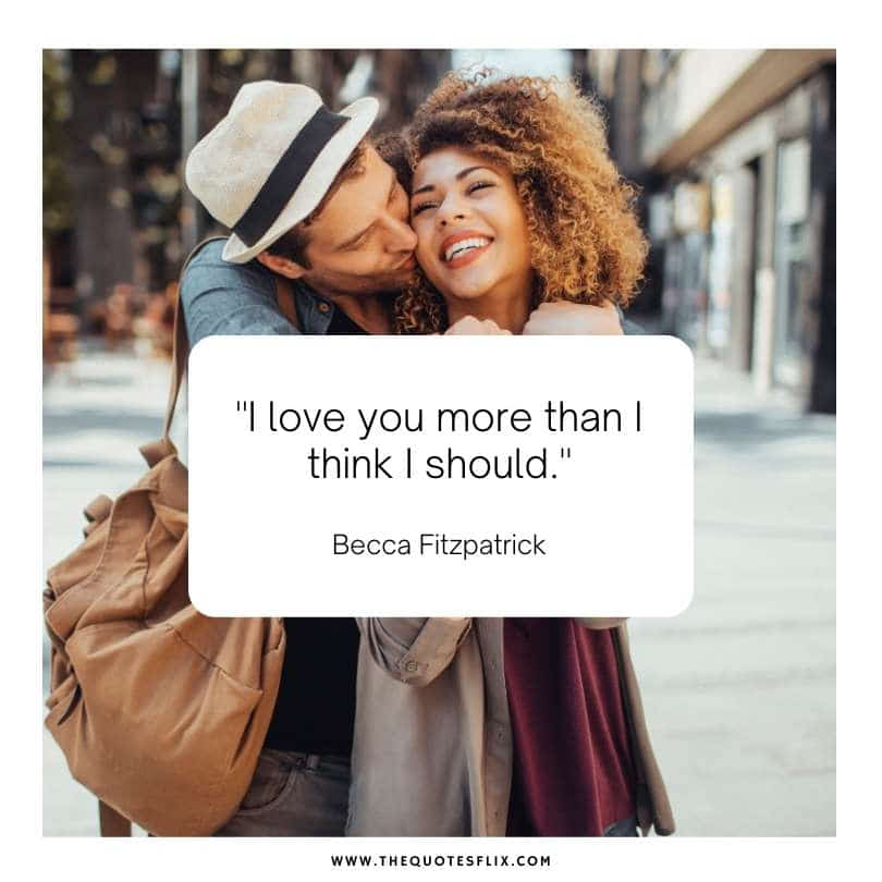 deep love quotes for her - i love you more than i think