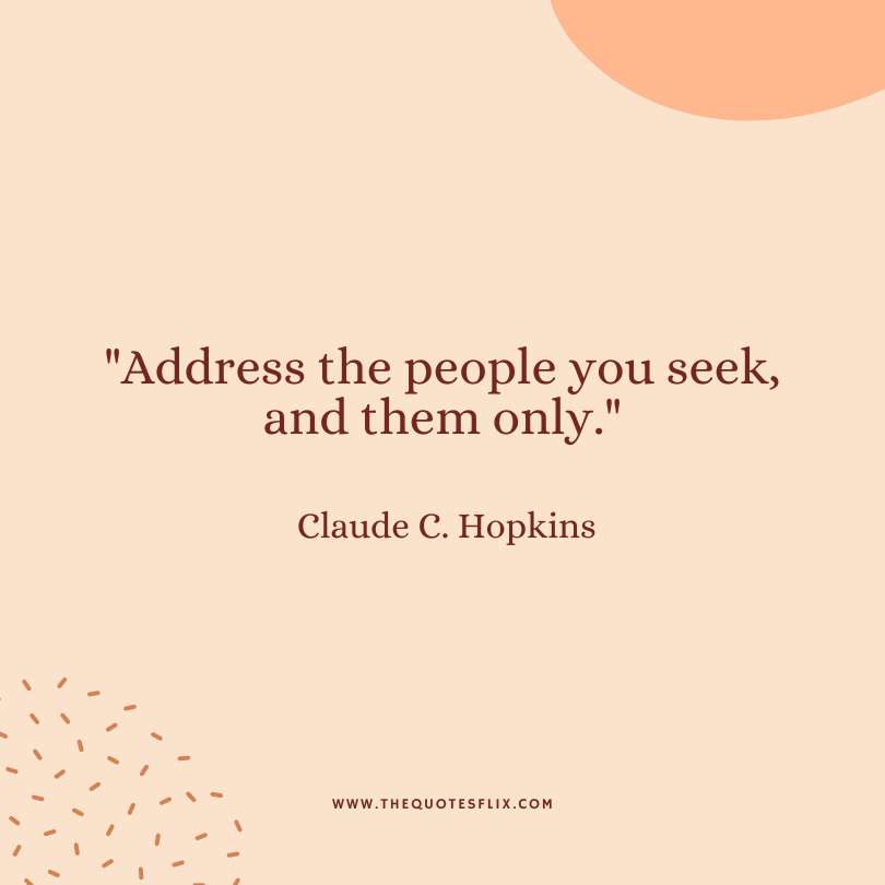 motivational quotes for authors - address people seek them only