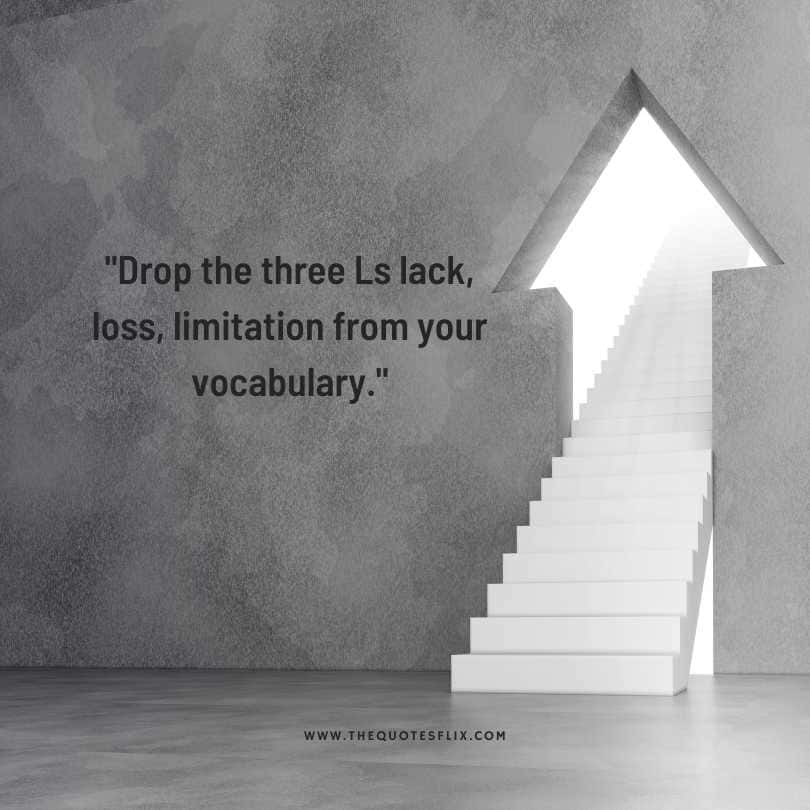 quotes by norman vincent peale - drop lack loss limitation from vocabulary