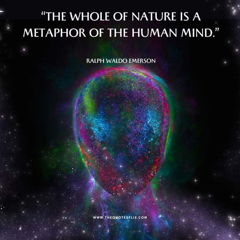 ralph waldo emerson quotes on life - Whole nature is metaphor of human mind
