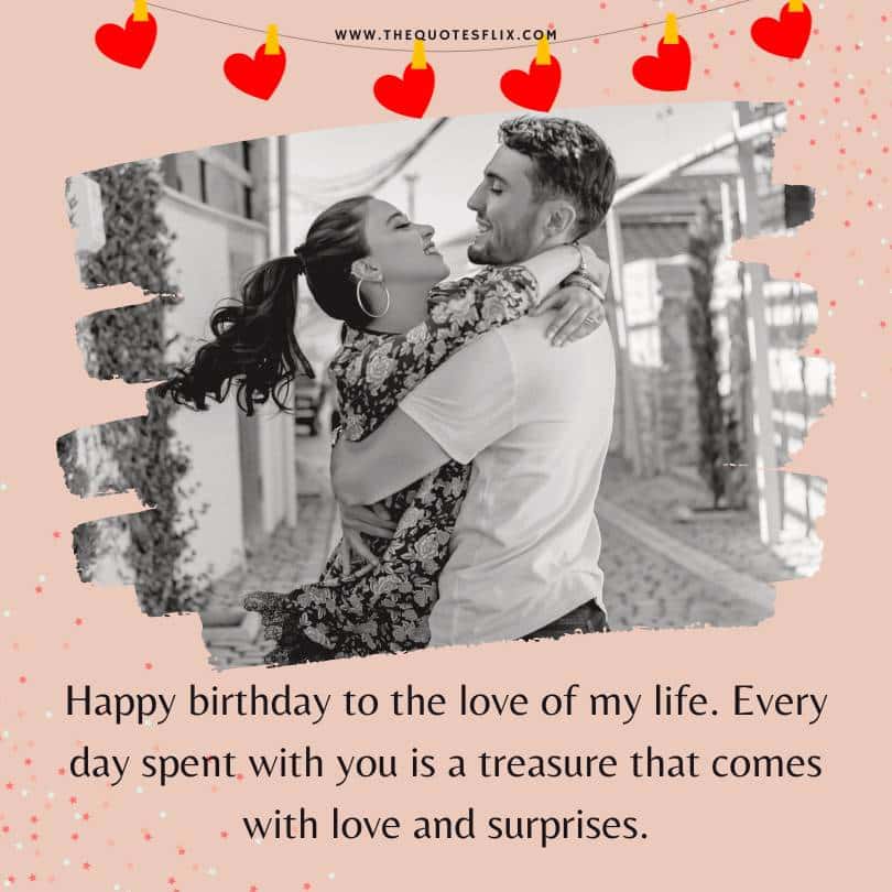 romantic birthday wishes for a boyfriend - happy birthday love of my life