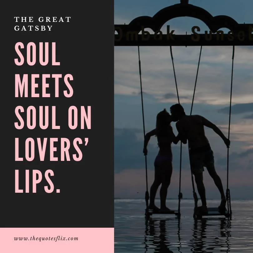 literature quotes about love - soul meets soul on lovers lips