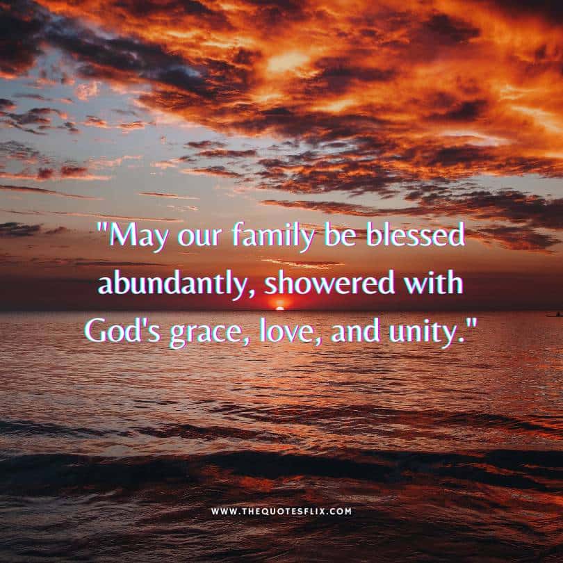 god bless quotes - family blessed with god love