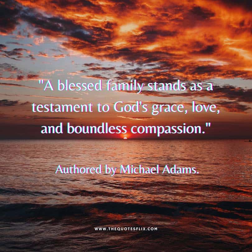 god quotes images - family stands to gods love compassion