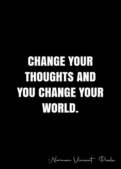 Change Your Thoughts - wisdom quotes for men