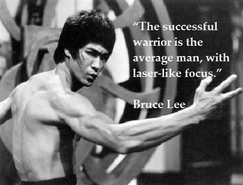 The successful warrior is the average man - strong quotes for men