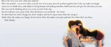 Bob Marley on how to love a woman