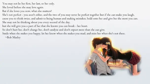 Bob Marley on how to love a woman