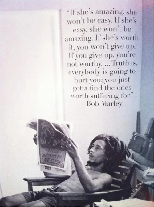 if she is amazing bob marley quotes